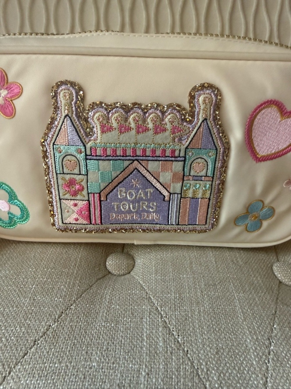 Disney Parks x Stoney Clover Lane "it's a small world" Small Pouch - Picture 3 of 7